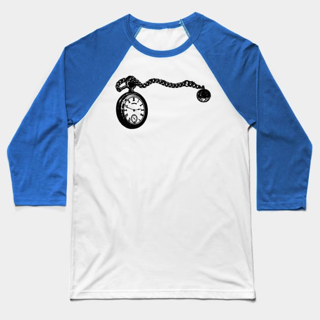 Pocket watch Baseball T-Shirt by linesdesigns